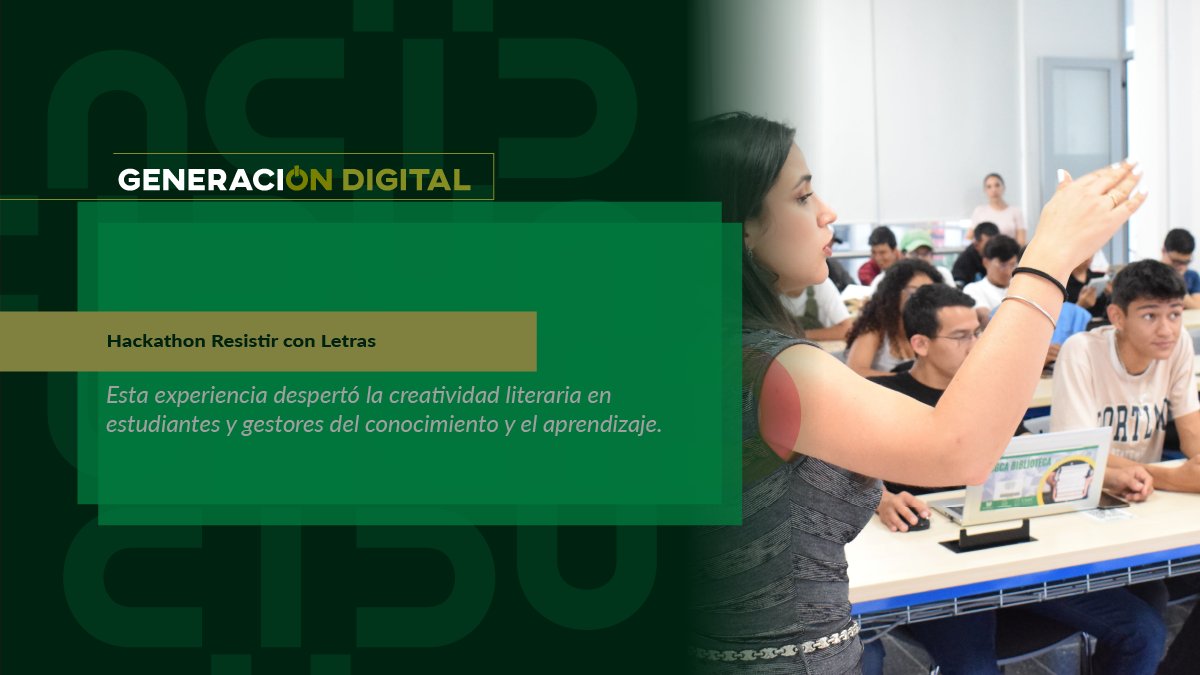 Hackathon Resistir con Letras — imagen 1 de 5