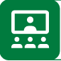 Icono de aulas, en verde, sede Facatativá