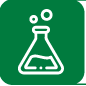 Icono de laboratorios, en verde, sede Facatativá