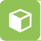 Icono de centros de recursos, en verde, sede Soacha