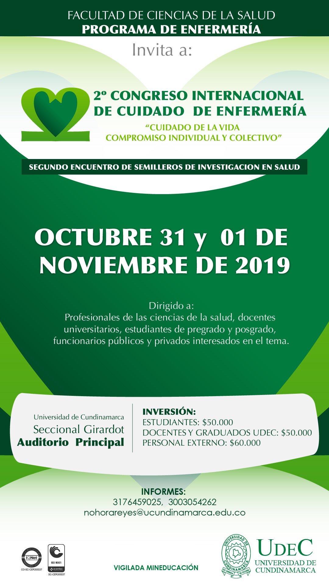 II Congreso Internacional de Cuidado de Enfermería II Congreso Internacional de Cuidado de Enfermería