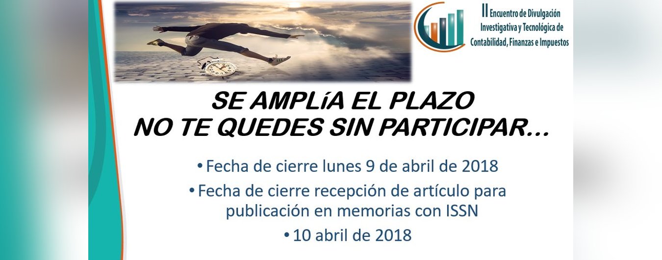 II Encuentro de divulgación investigativa y tecnológica de contabilidad finanzas e impuestos