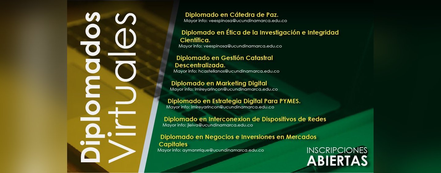 Inscríbete a uno de nuestros diplomados virtuales