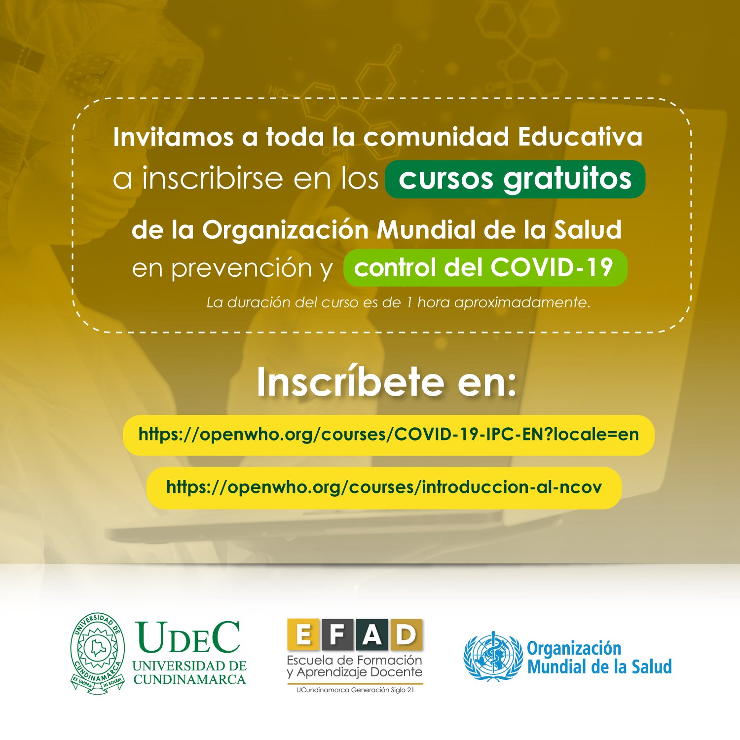 Invitación a toda la comunidad educativa