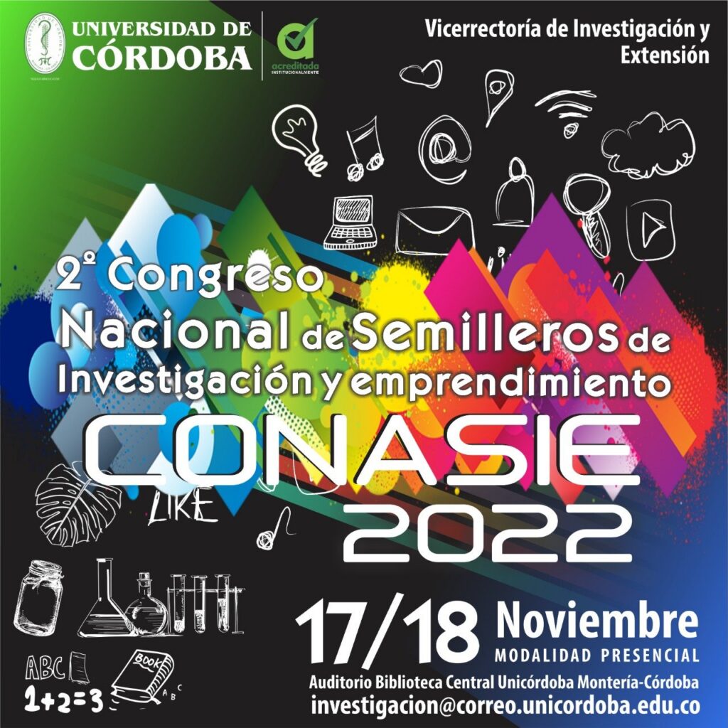 Invitation to the Second National Congress of Research and Entrepreneurship Seedbeds, University of Córdoba