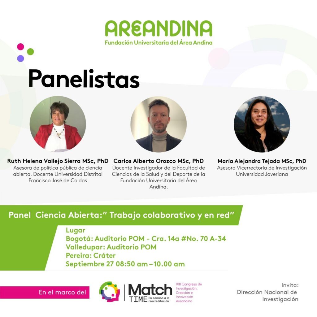 Invitación Congreso de Investigaciones Areandina 27 y 28 de septiembre 9 a.m.