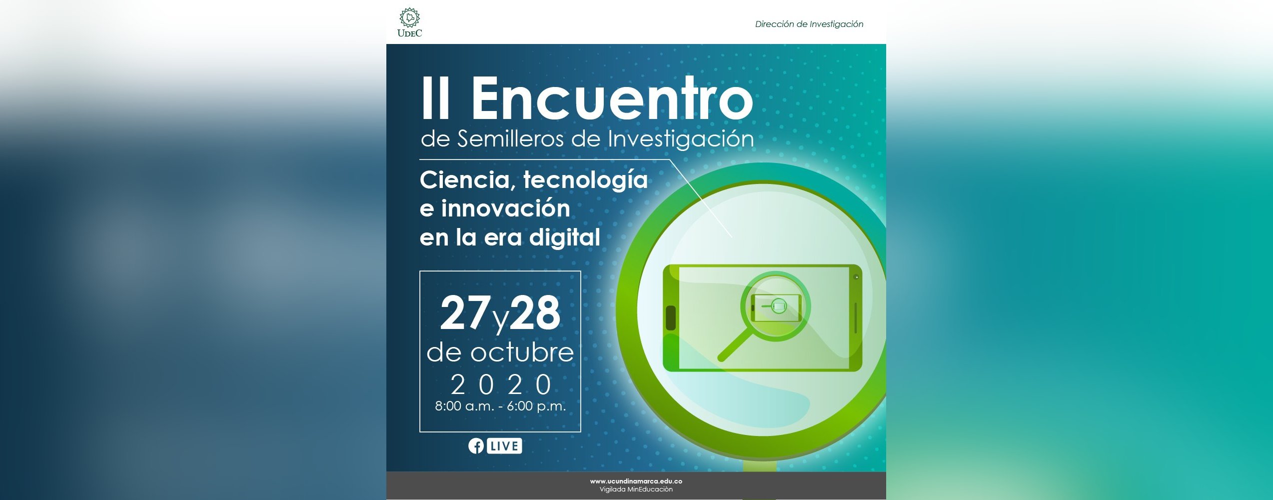 INVITACION II ENCUENTRO DE SEMILLEROS DE INVESTIGACIÓN