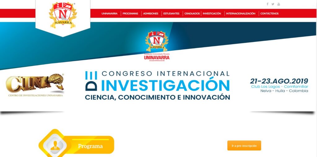 Invitación III Congreso Internacional de Investigaciones