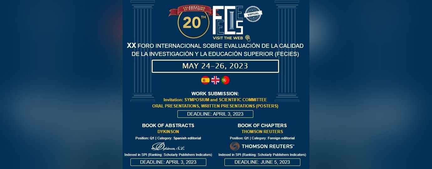 Invitación Presenta y Publica Innovación e Investigación FECIES Multidisciplinar