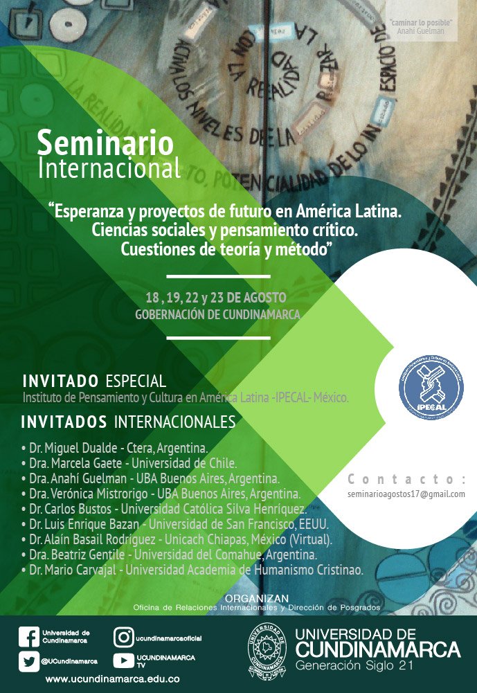 Invitación Seminario Internacional — imagen 1 de 2