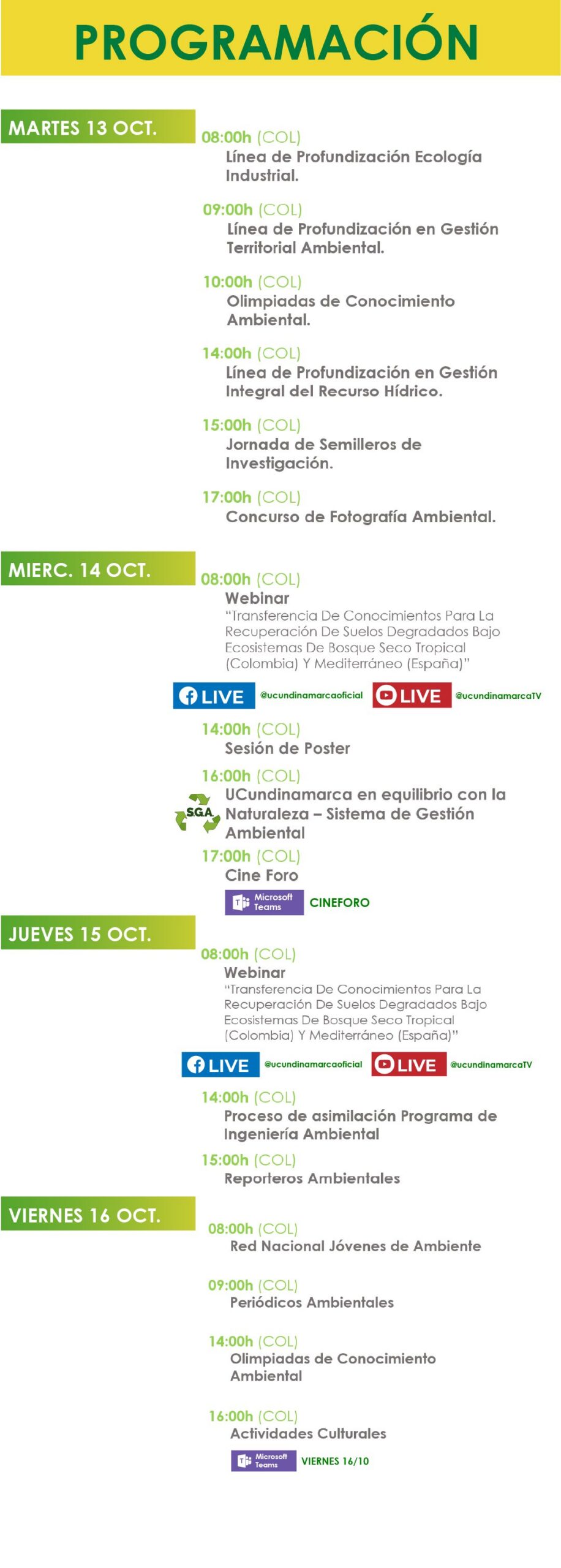 IV Semana de la Ingeniería Ambiental — imagen 2 de 3