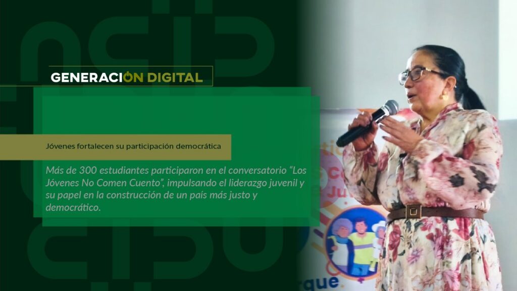 Jóvenes fortalecen su participación democrática — imagen 1 de 4