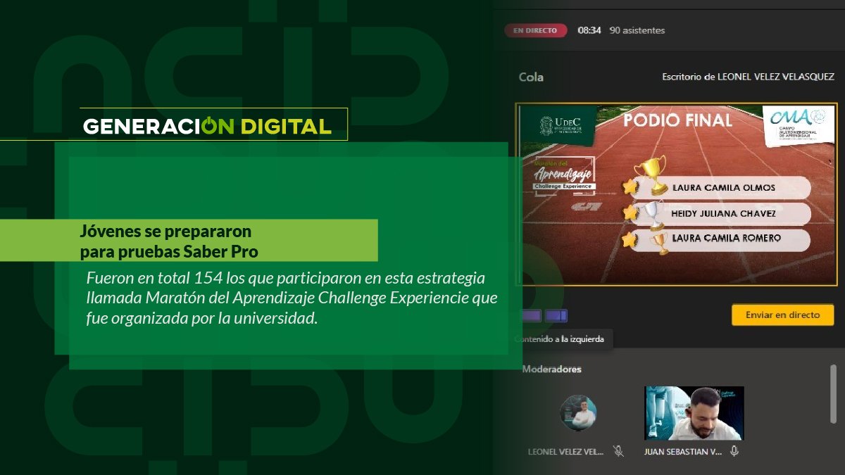 Jóvenes se prepararon para pruebas Saber Pro