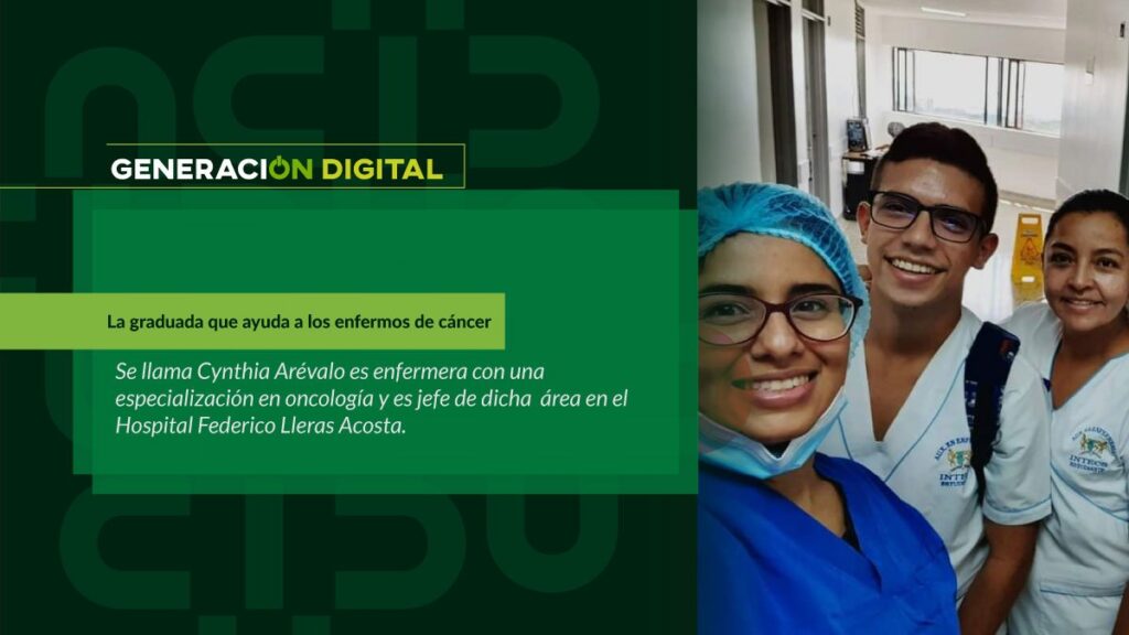 La graduada que ayuda a los enfermos de cáncer