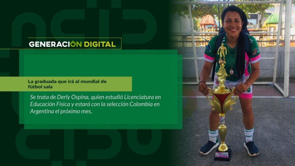 La graduada que irá al mundial de fútbol sala