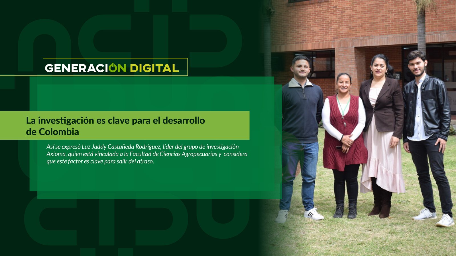 Research is key to Colombia's development