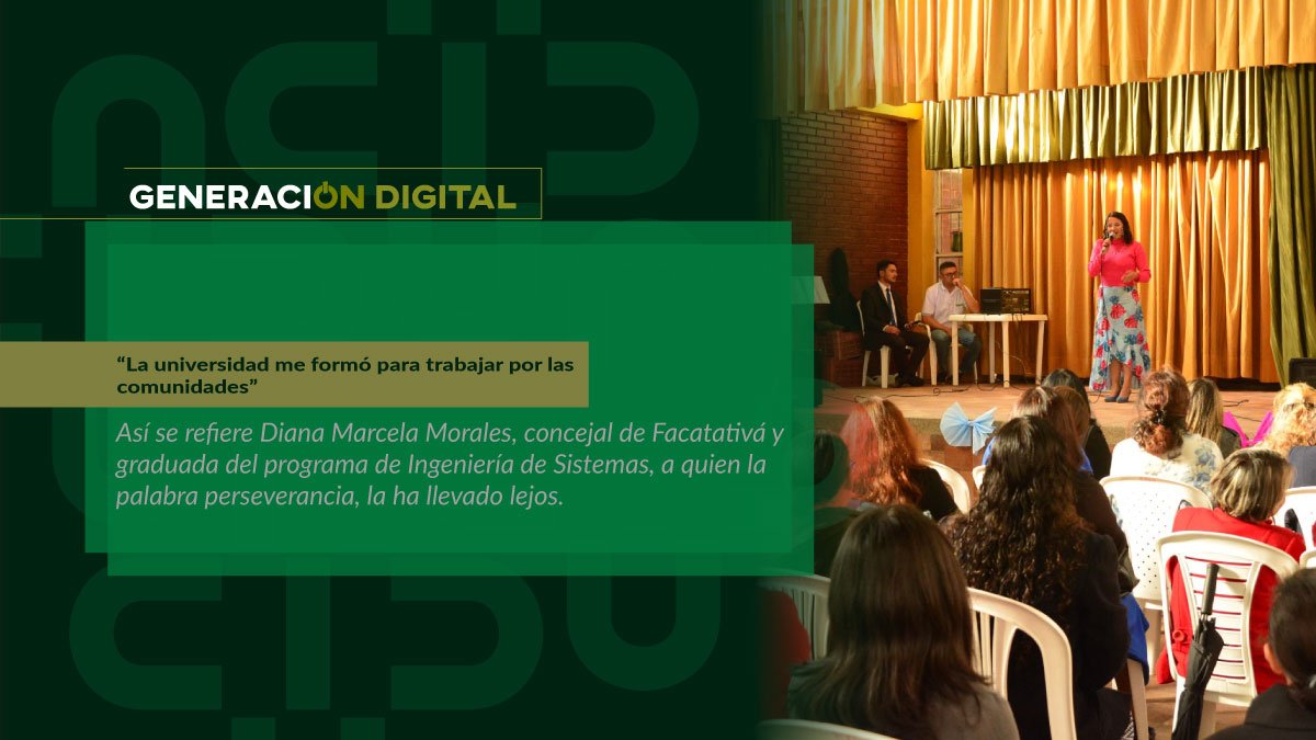“La universidad me formó para trabajar por las comunidades”