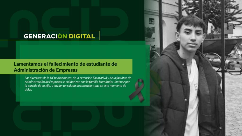 Lamentamos el fallecimiento de estudiante — imagen 1 de 2
