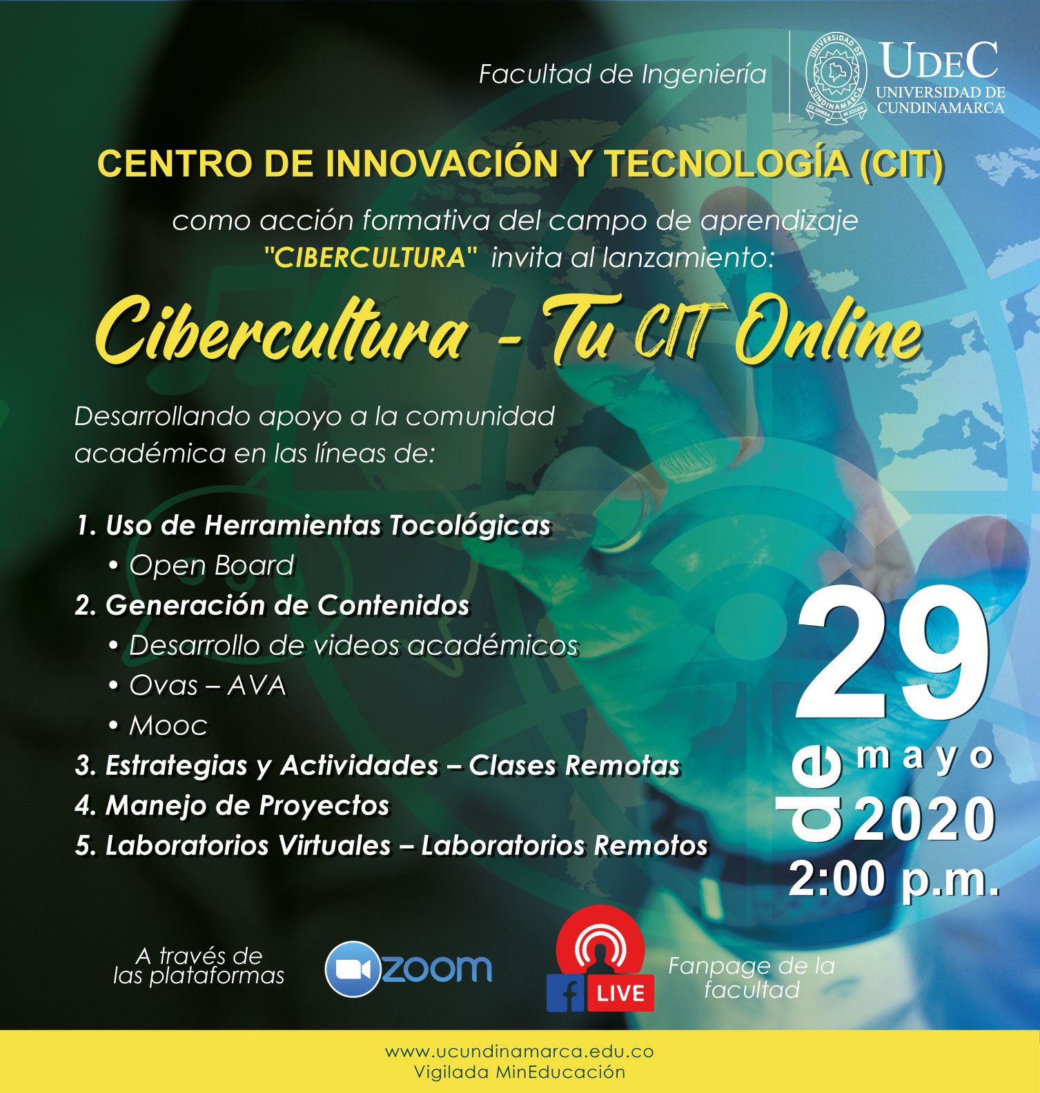 Lanzamiento de espacio Tu CIT Online Lanzamiento de espacio Tu CIT Online