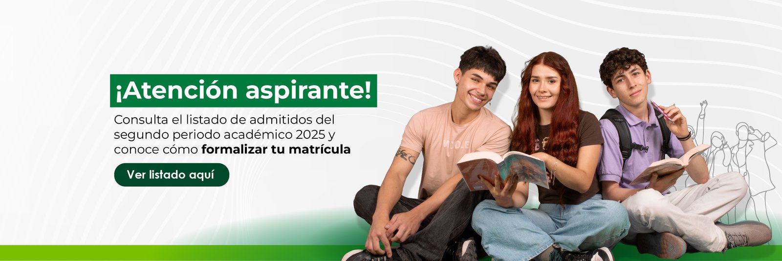 Listado de admitidos segundo periodo académico 2025
