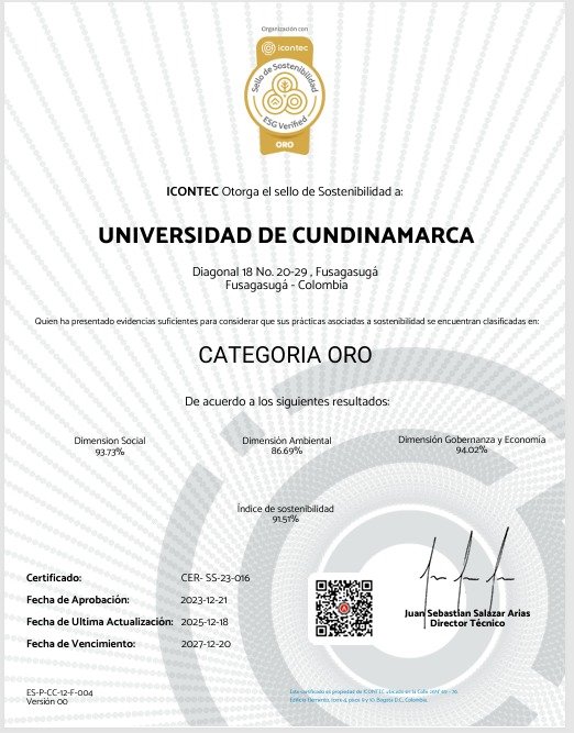 We achieved a gold seal in sustainability We achieved a gold seal in sustainability