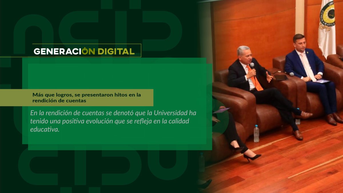 Más que logros, se presentaron hitos en la rendición de cuentas