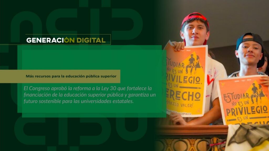 Más recursos para la educación pública superior — imagen 1 de 3