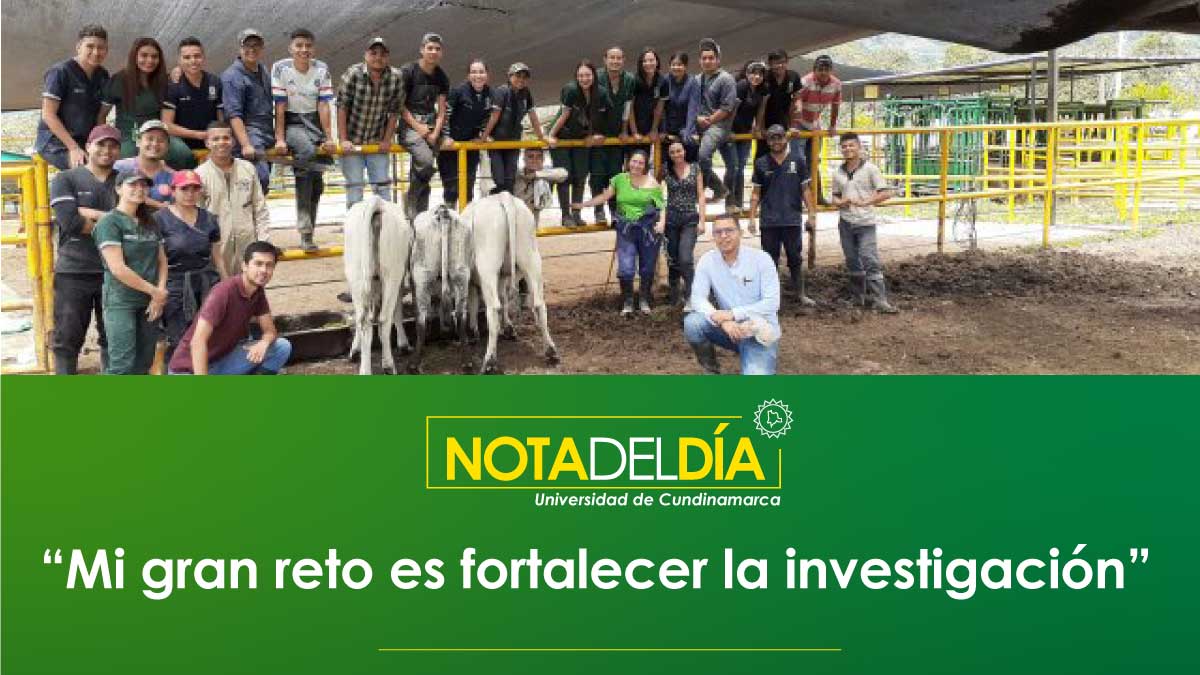 “Mi gran reto es fortalecer la investigación”