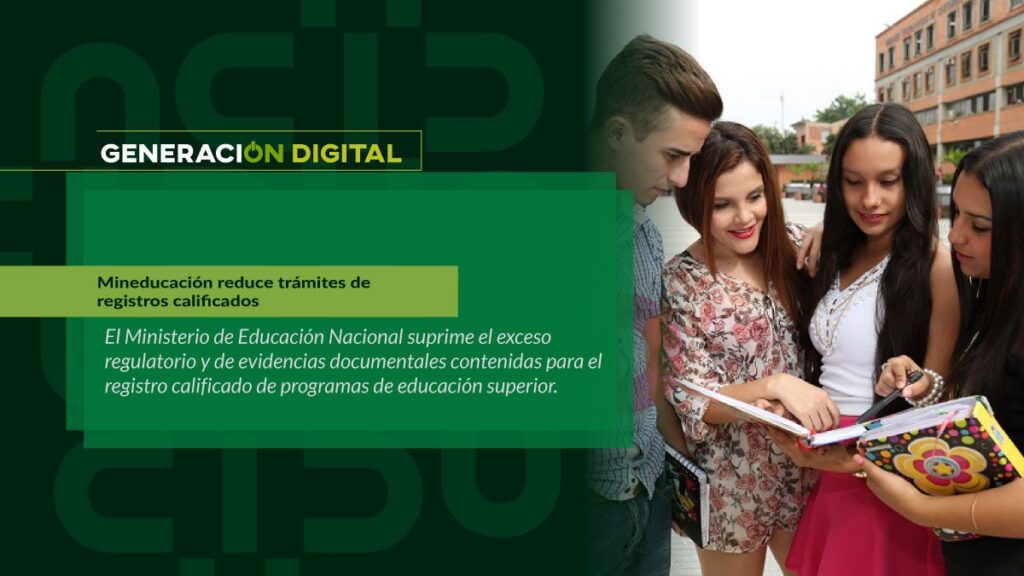 Mineducación reduce trámites de registros calificados