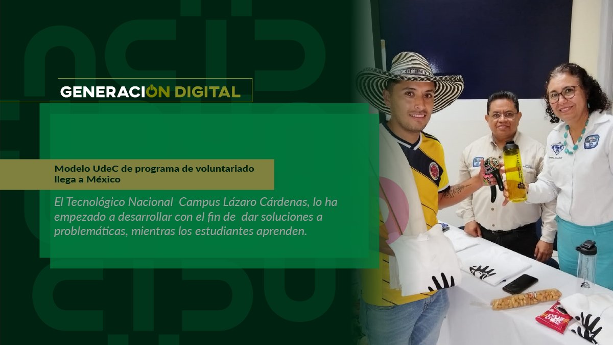 Modelo UdeC de programa de voluntariado llega a México — imagen 1 de 4