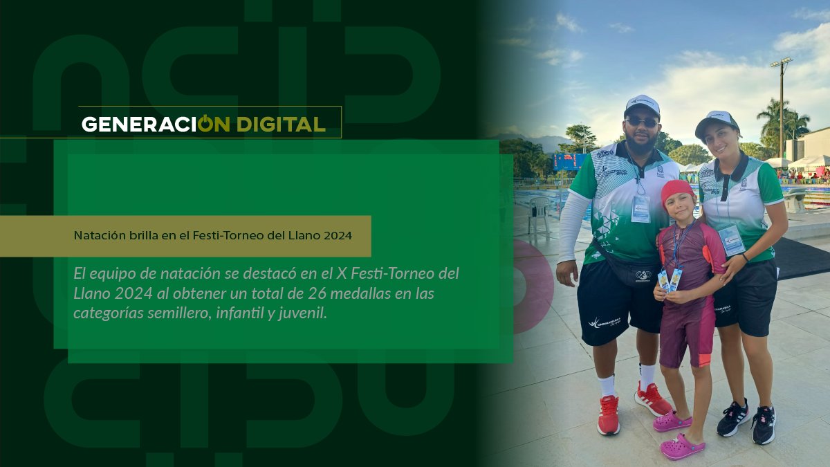 Natación brilla en el Festi-Torneo del Llano 2024 — imagen 1 de 5