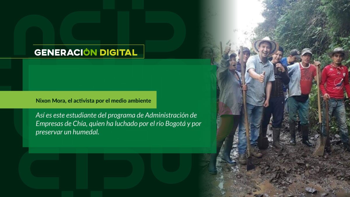 Nixon Mora, el activista por el medio ambiente