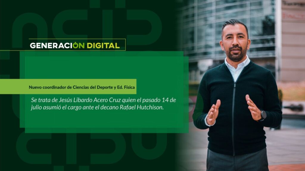 Nuevo coordinador de Ciencias del Deporte y Ed. Física