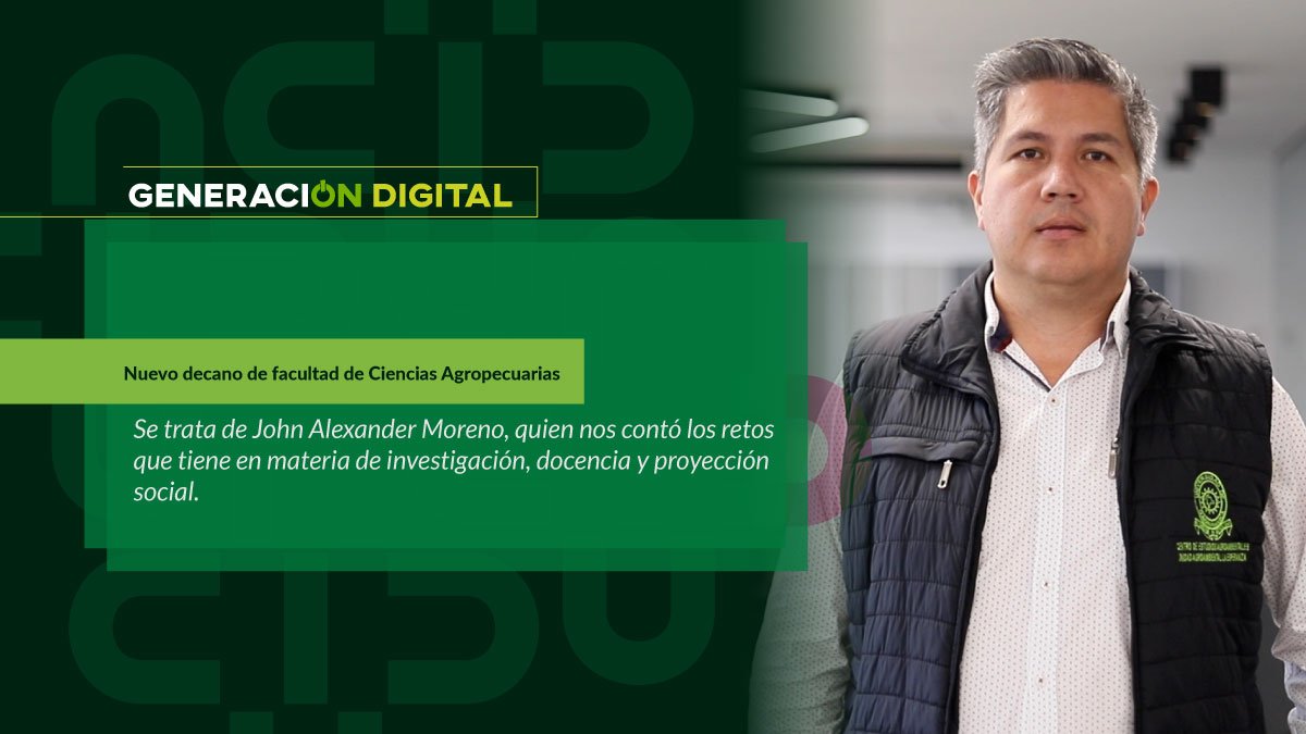 Nuevo decano de facultad de Ciencias Agropecuarias
