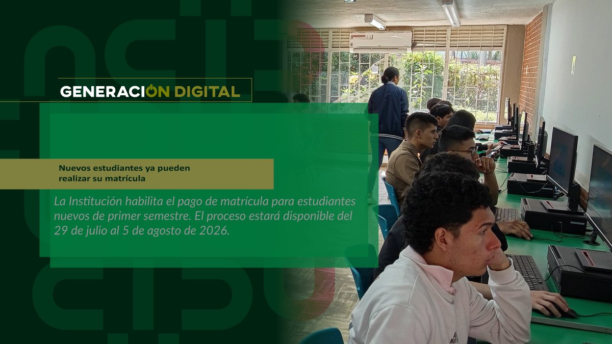 New students can now register