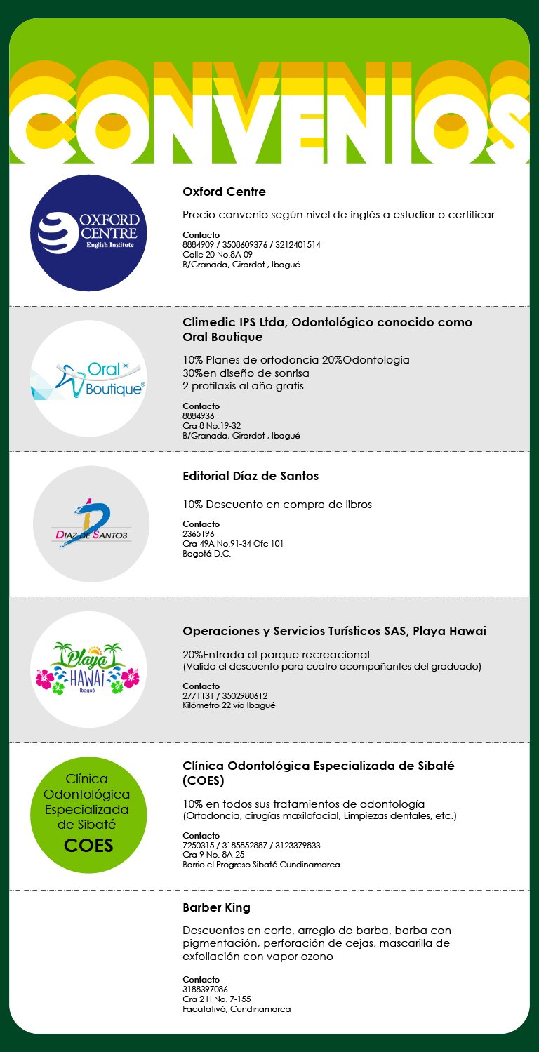 Oficina de Graduados ofrece descuentos en diferentes servicios
