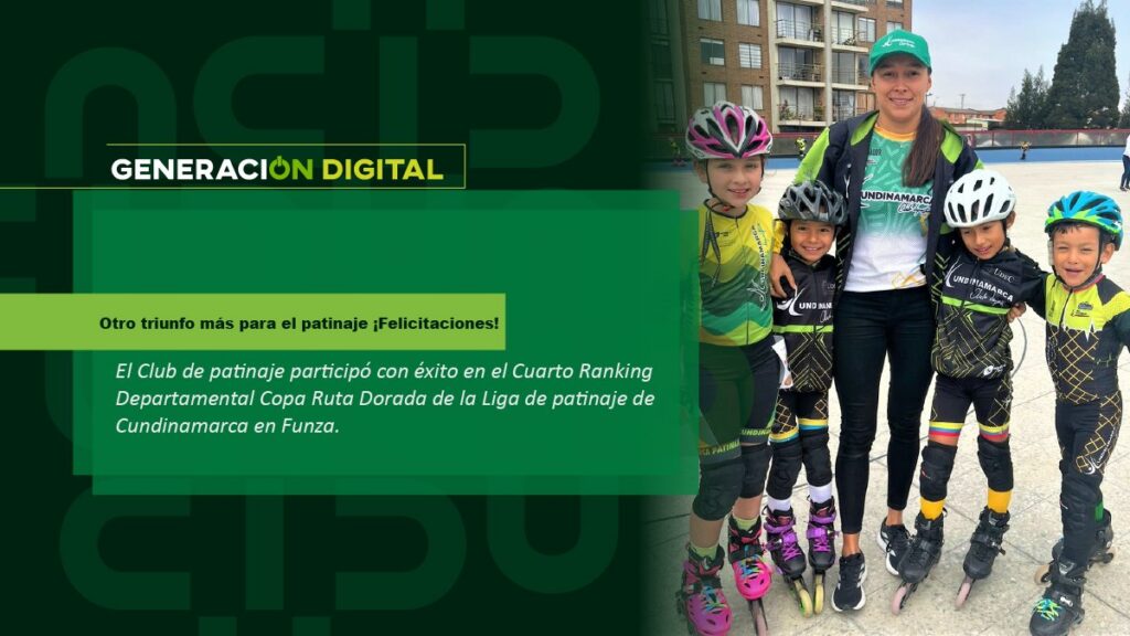 Otro triunfo más para el patinaje ¡Felicitaciones! — imagen 1 de 3