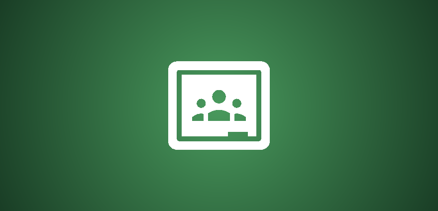 Icono de asignación de aulas: tablero con grupo de personas sobre fondo verde
