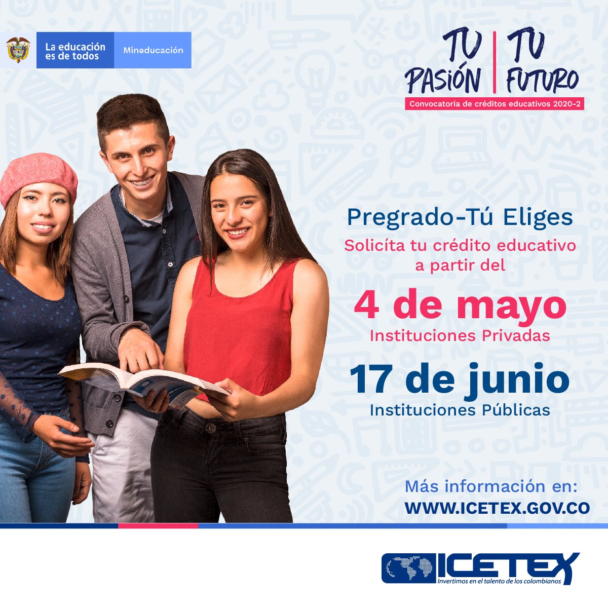 Paso a paso adjudicación de créditos ICETEX — imagen 1 de 15