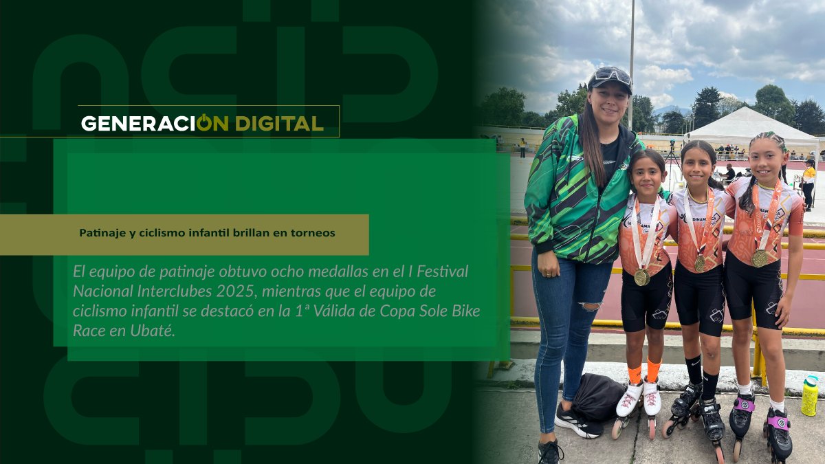 Patinaje y ciclismo infantil brillan en torneos — imagen 1 de 5