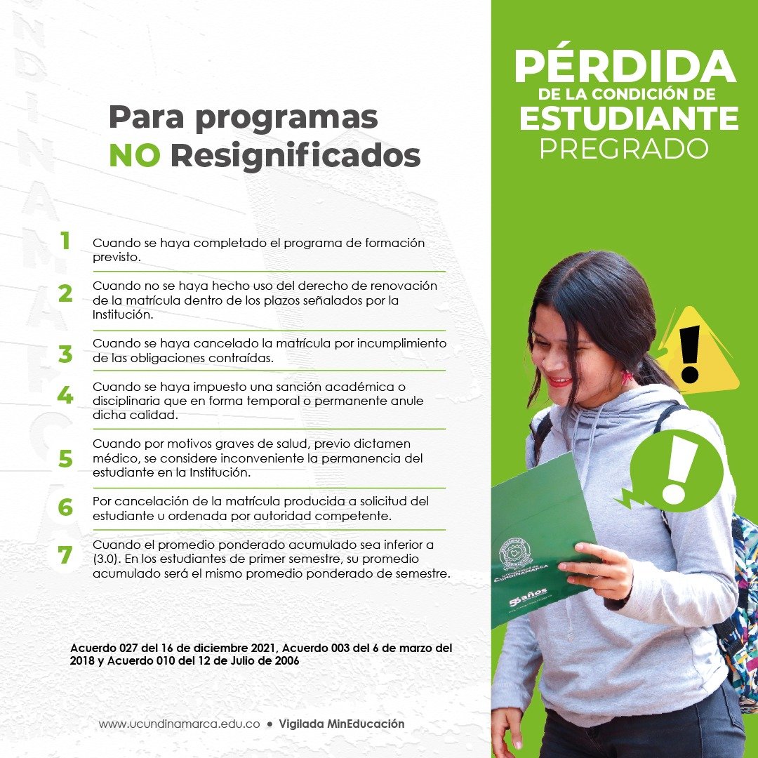 Pérdida de condición de estudiante — imagen 2 de 2