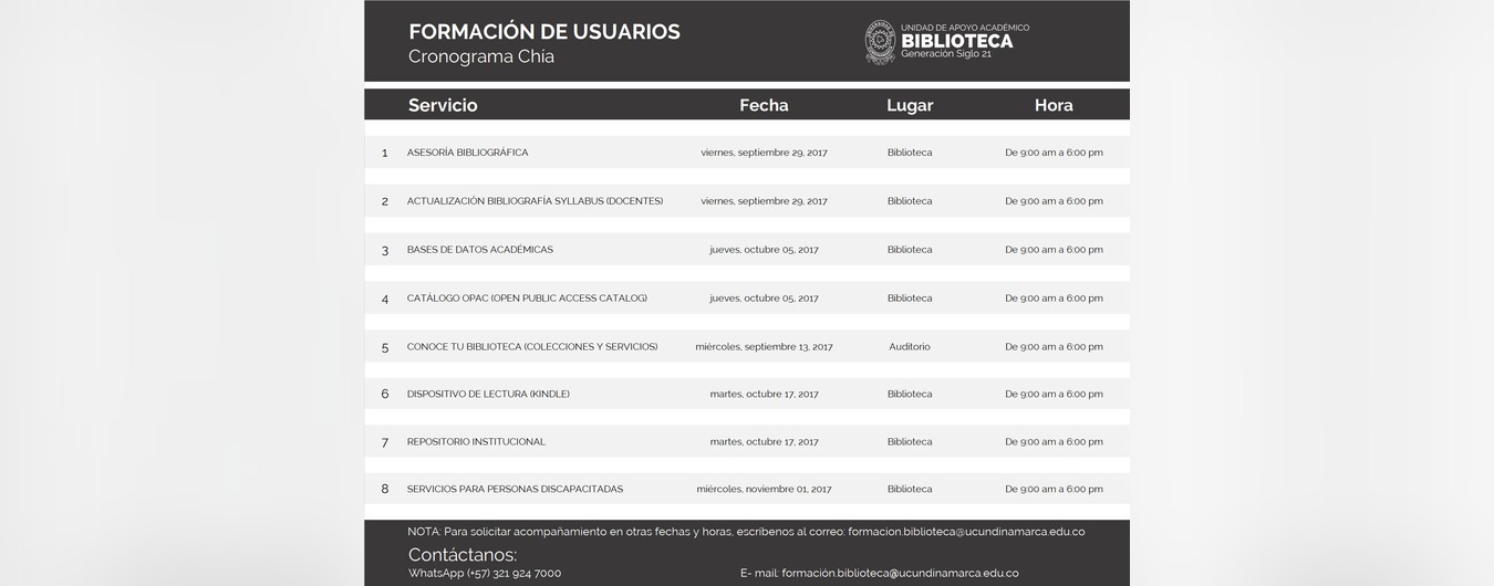 Library Training Plan