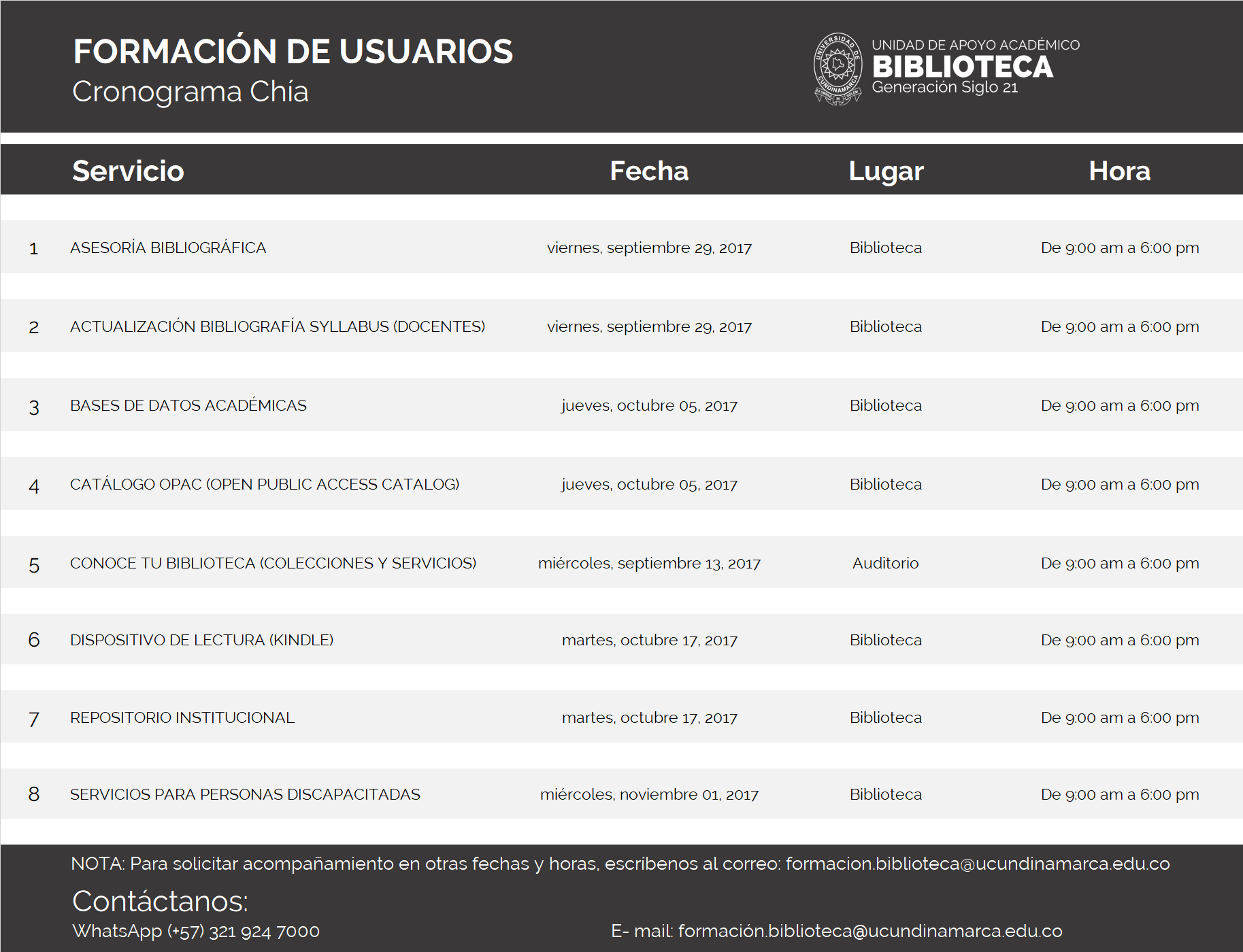 Library Training Plan — image 1 of 7