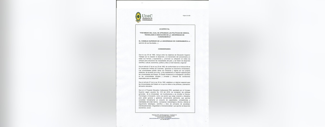 Políticas de Investigación