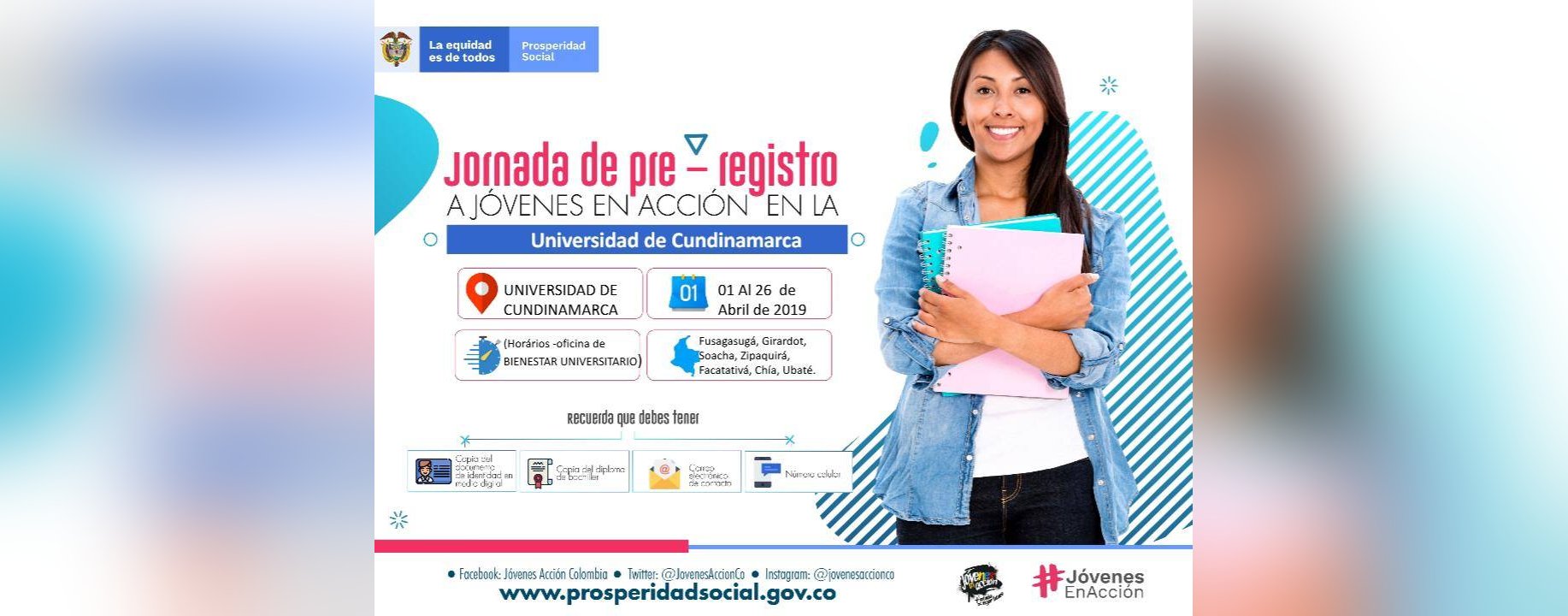 ¡Postúlate! Jornadas de pre-inscripción a "Jóvenes en Acción" — imagen 1 de 2