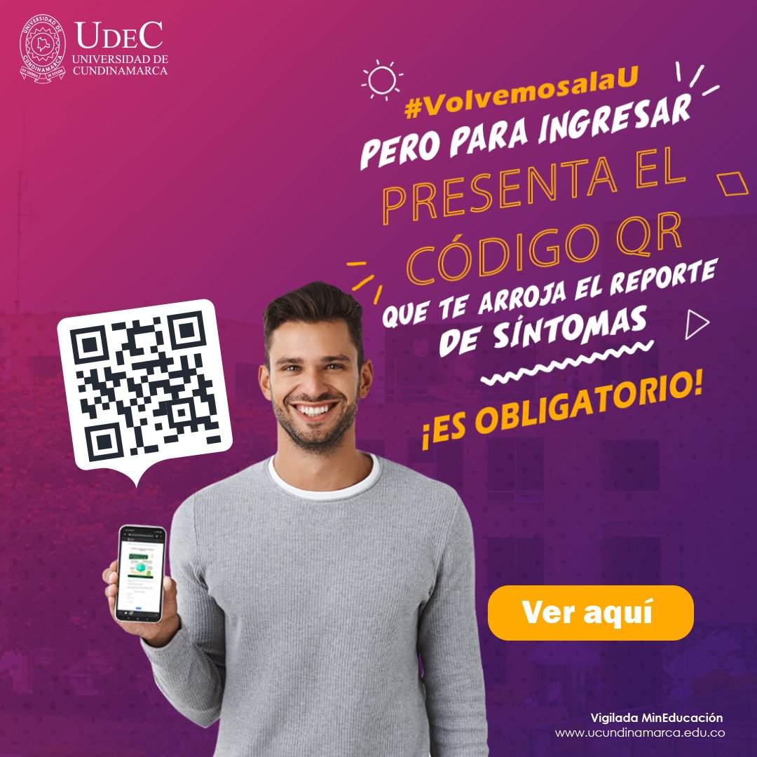 Presenta tu código qr para el ingreso a la U