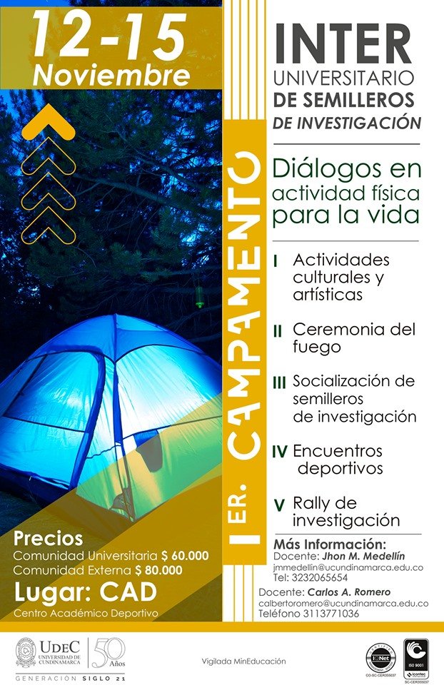 Primer Campamento Diálogos en Actividad Física para la Vida — imagen 1 de 2