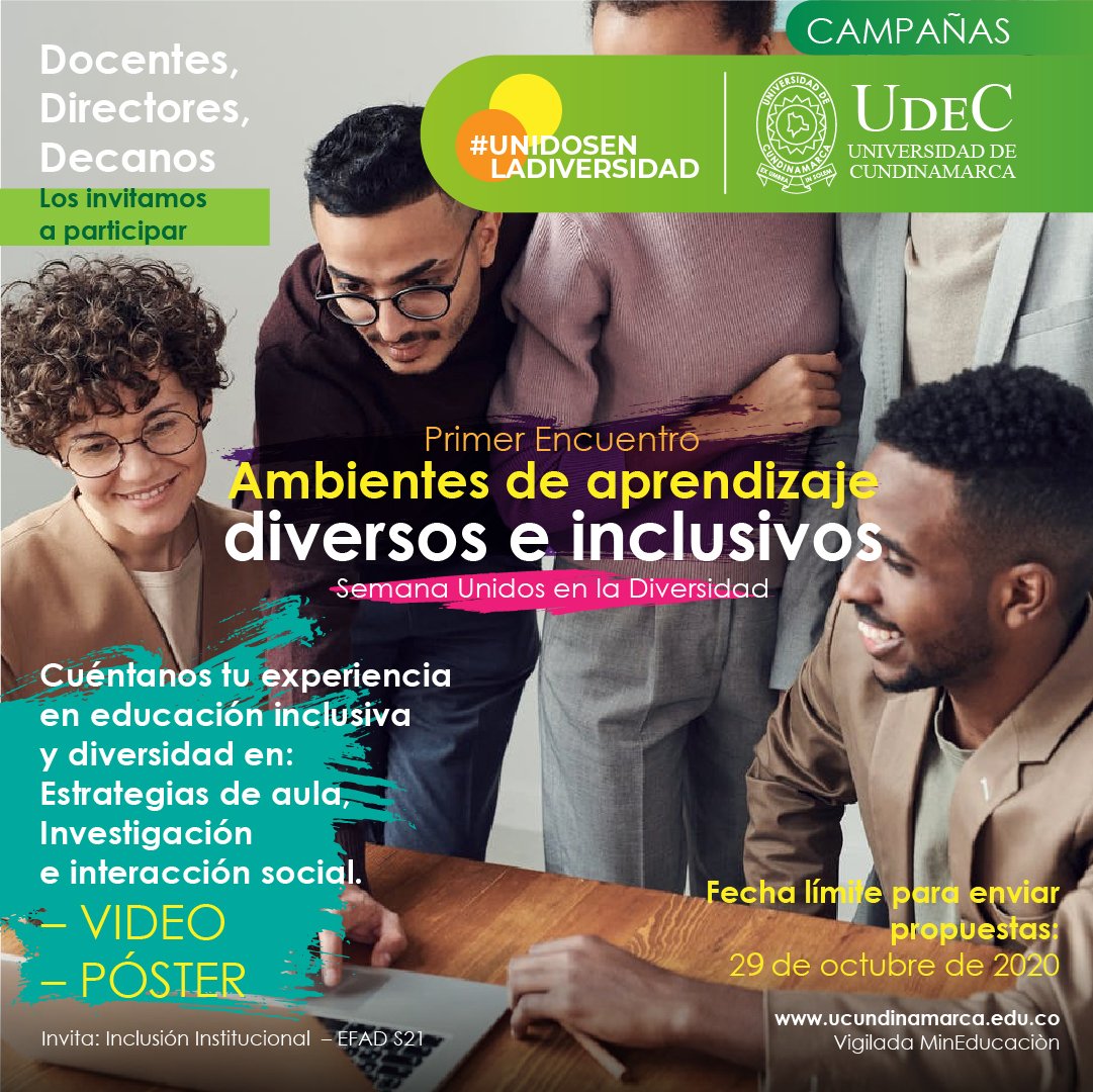 Primer encuentro: “Ambientes de Aprendizaje Diversos e Inclusivos”