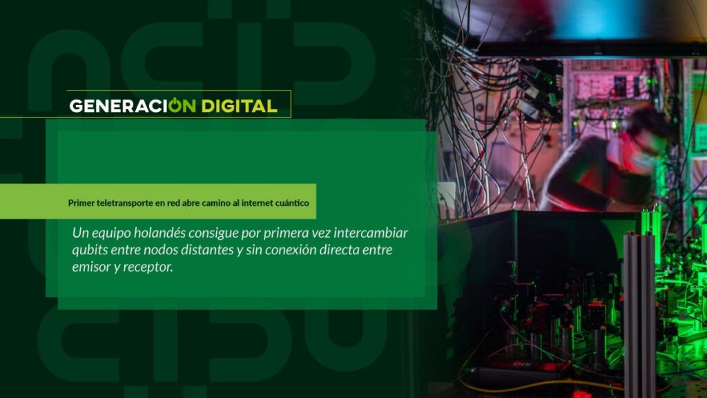 Primer teletransporte en red abre camino al internet cuántico — imagen 1 de 3