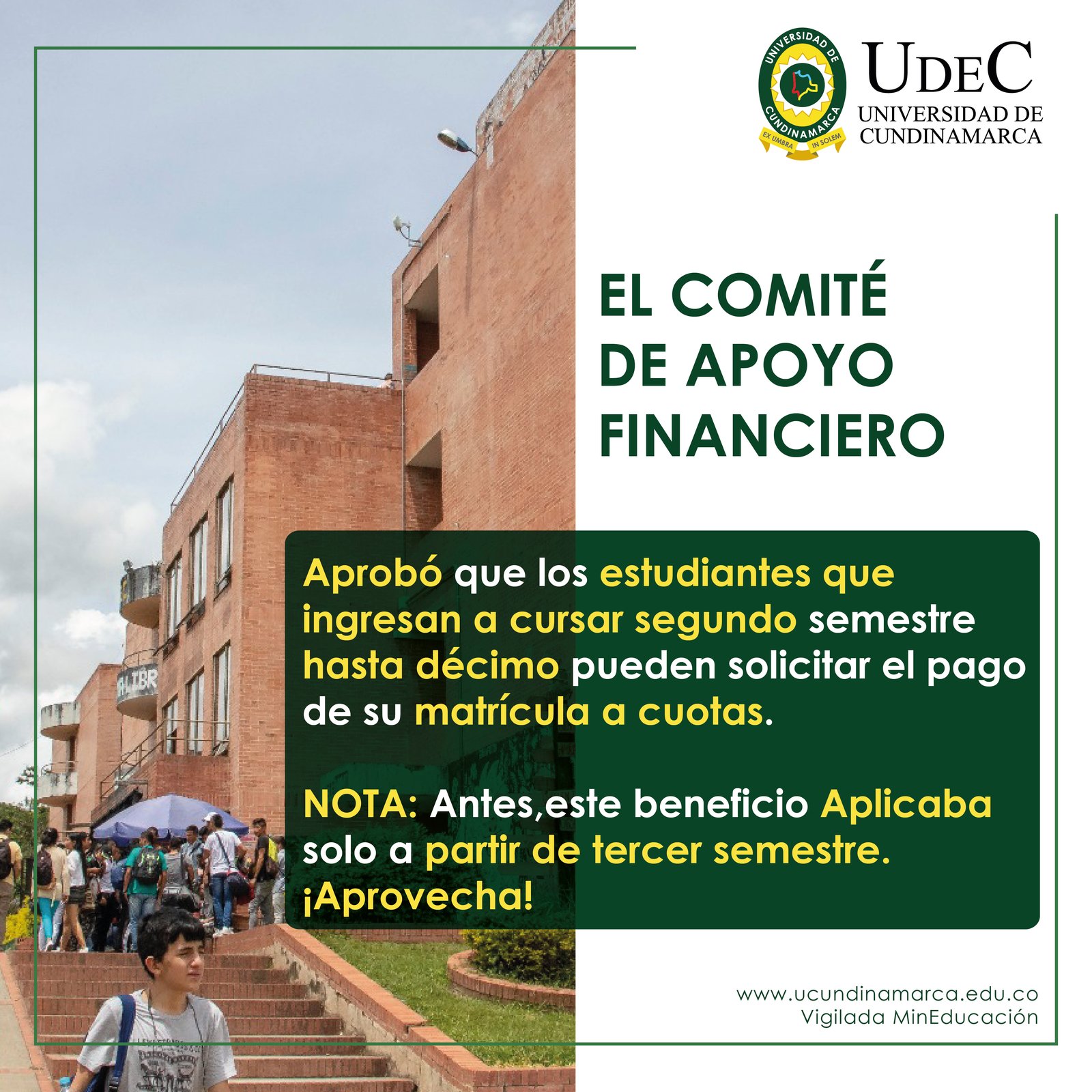 Procedimiento para solicitar el pago de matrícula a cuotas Procedimiento para solicitar el pago de matrícula a cuotas